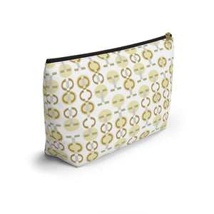 Telegraph Code Accessory Pouch w T-bottom in Yellow