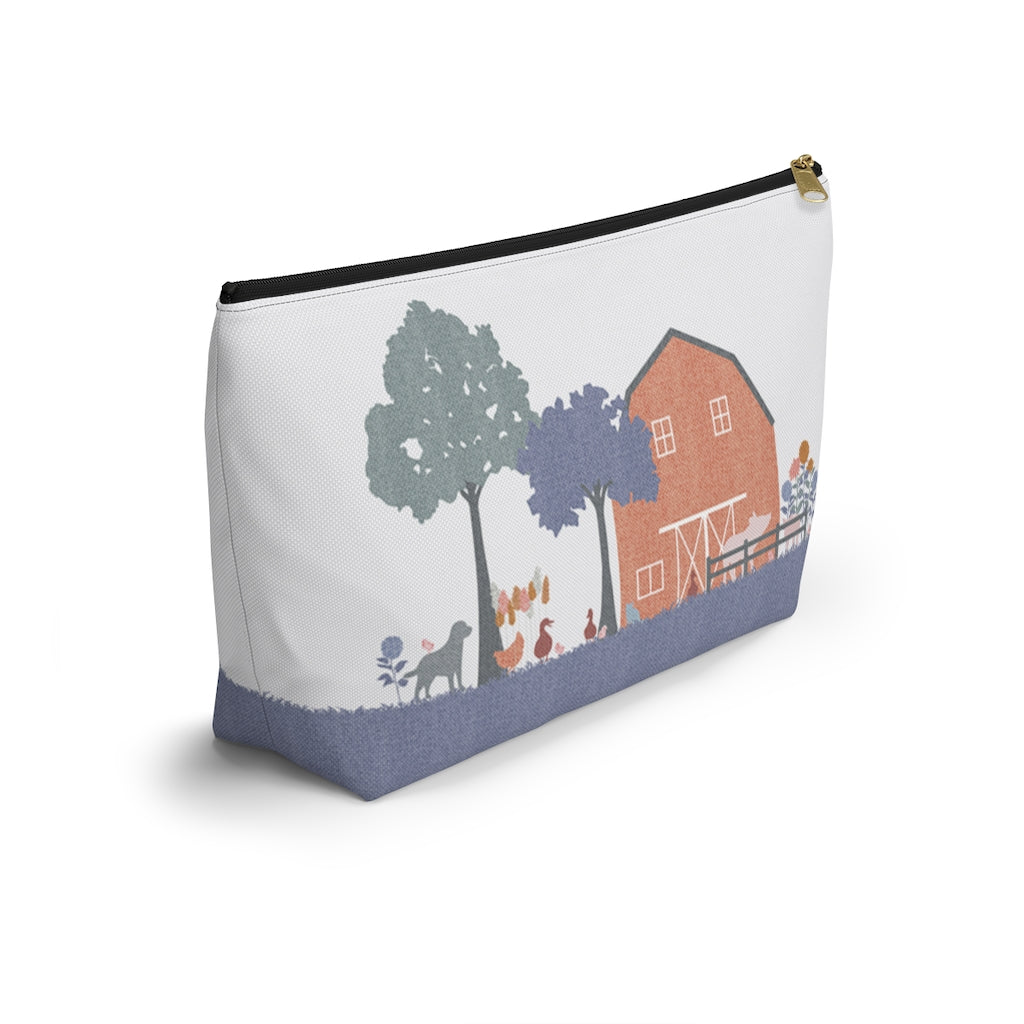 Barnyard Fun Accessory Pouch w T-bottom in Purple