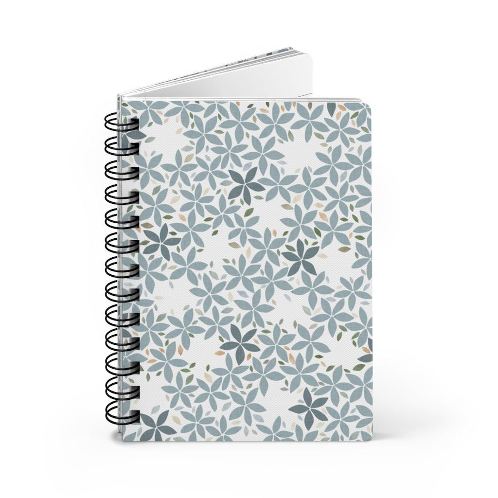 Snowbell Spiral Bound Journal in Aqua