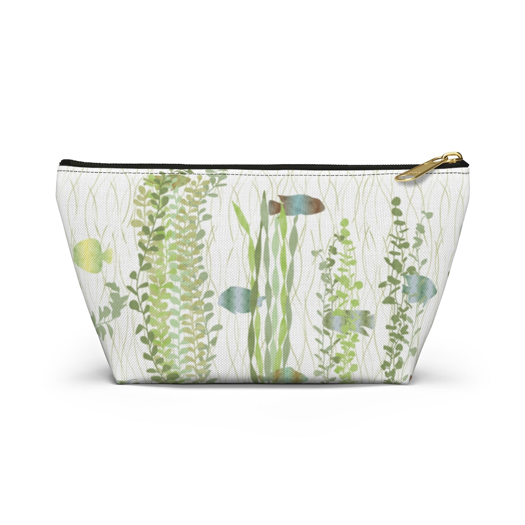 Aquarium Accessory Pouch w T-bottom in Green