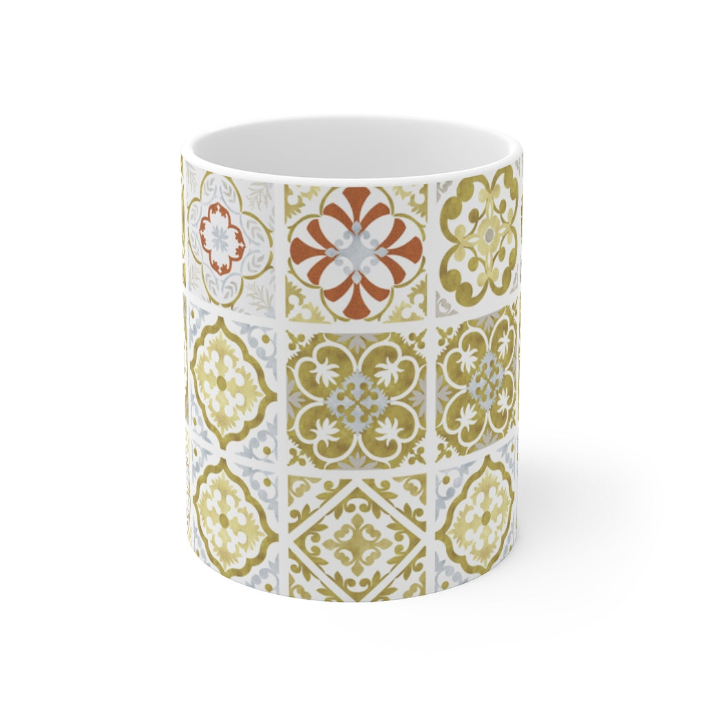 Seville Square Mug in Gold