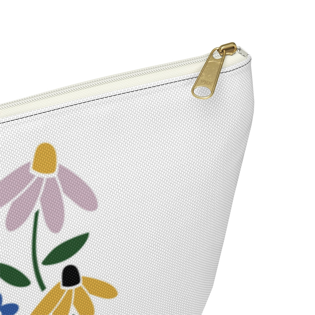 Flower Garden Accessory Pouch w T-bottom
