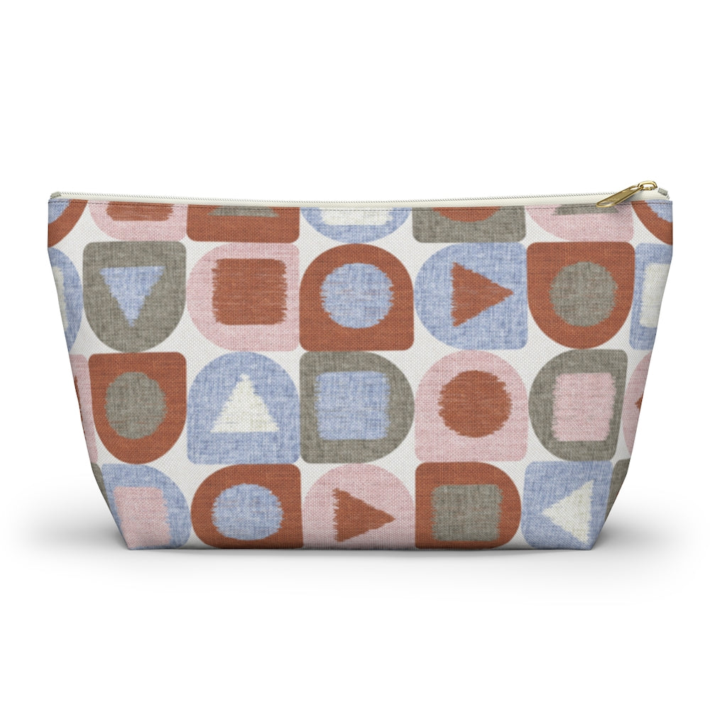 Shape Up Accessory Pouch w T-bottom in Pink