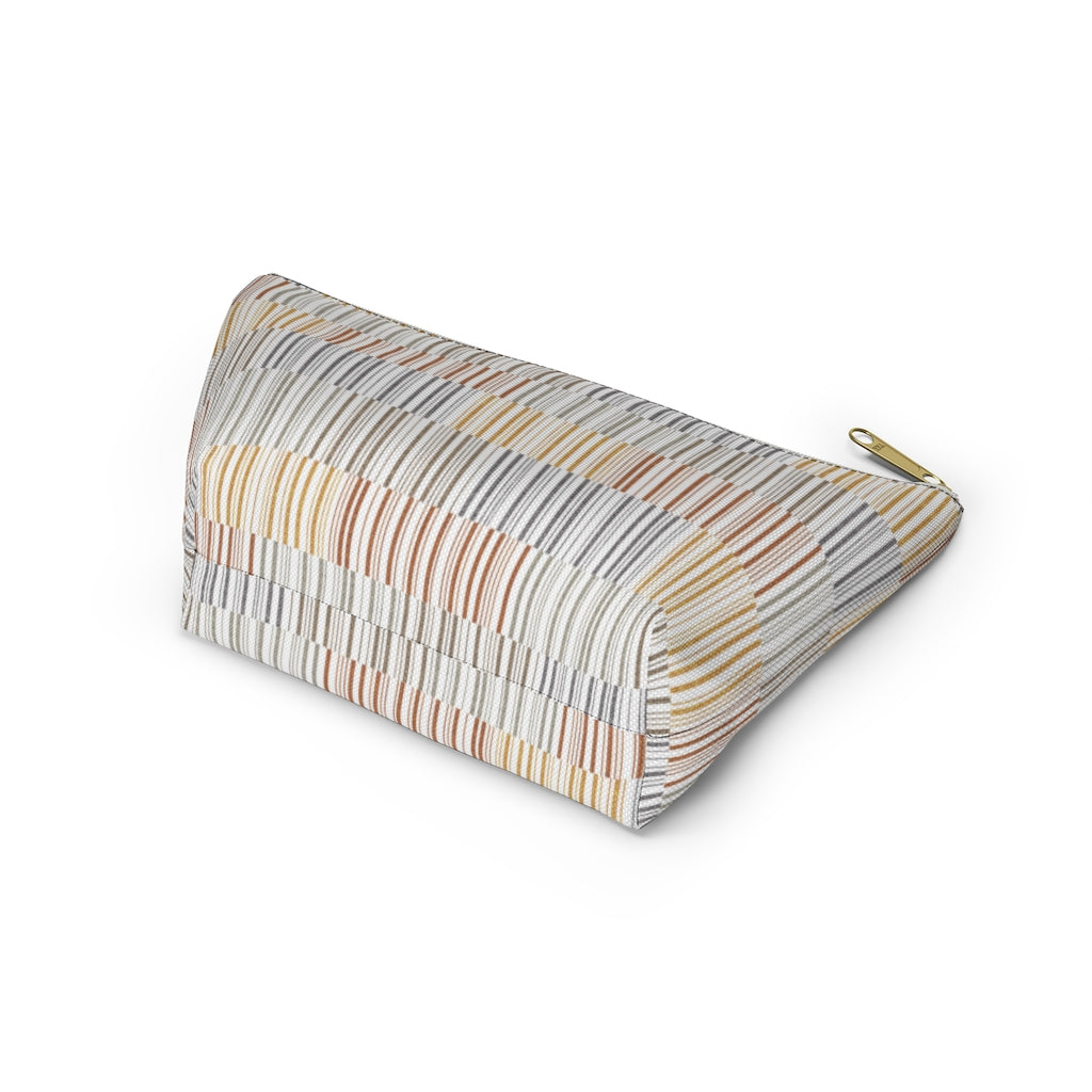 Traffic Code Accessory Pouch w T-bottom in Orange