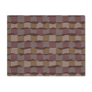 Check Stripe Placemat in Red