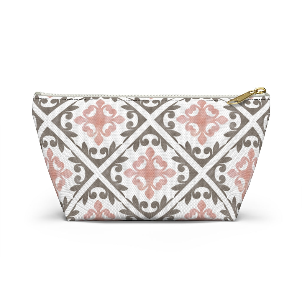 Porto Tile Accessory Pouch w T-bottom in Pink