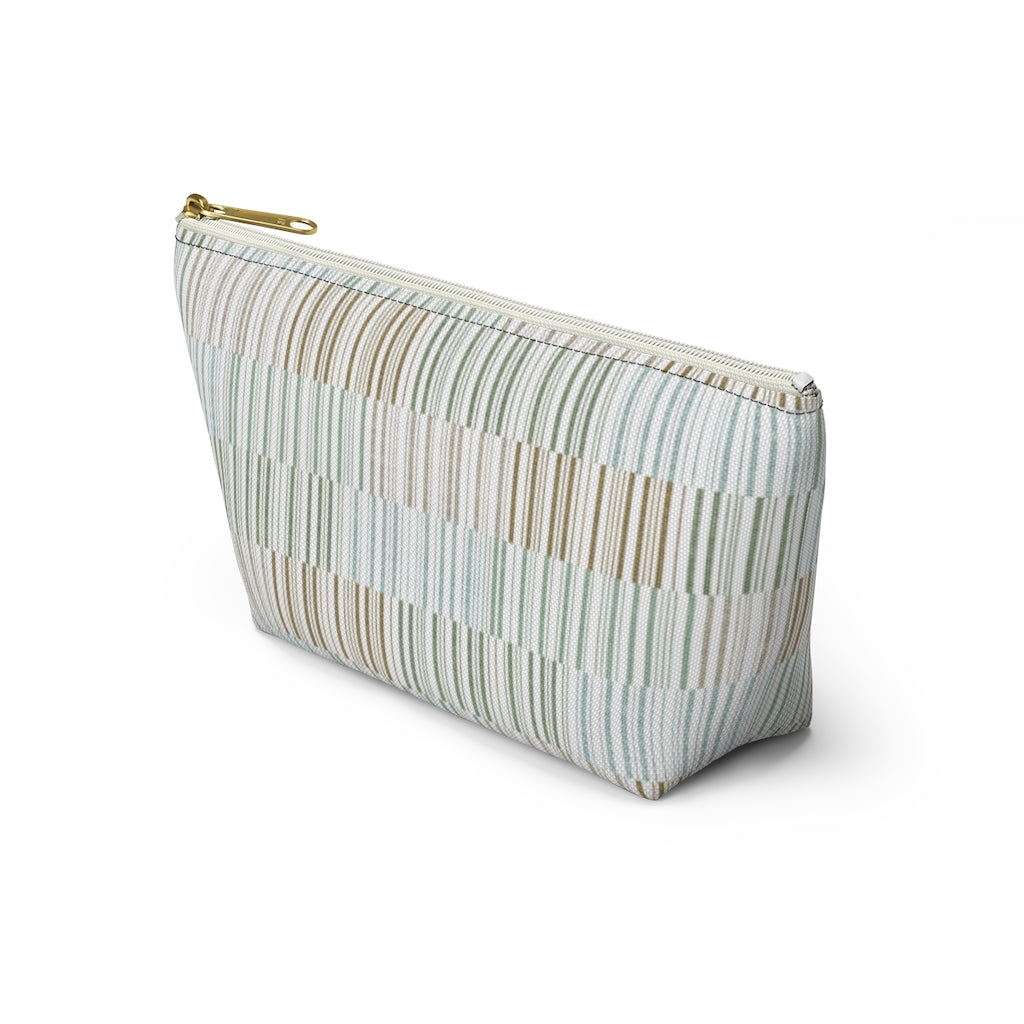 Traffic Code Accessory Pouch w T-bottom in Aqua