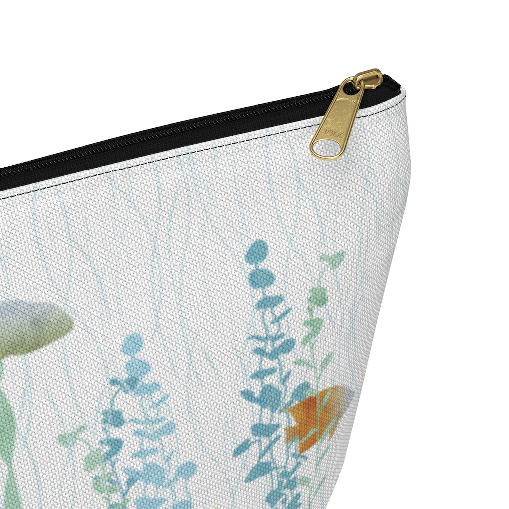 Aquarium Accessory Pouch w T-bottom in Aqua