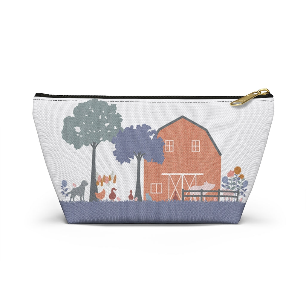Barnyard Fun Accessory Pouch w T-bottom in Purple