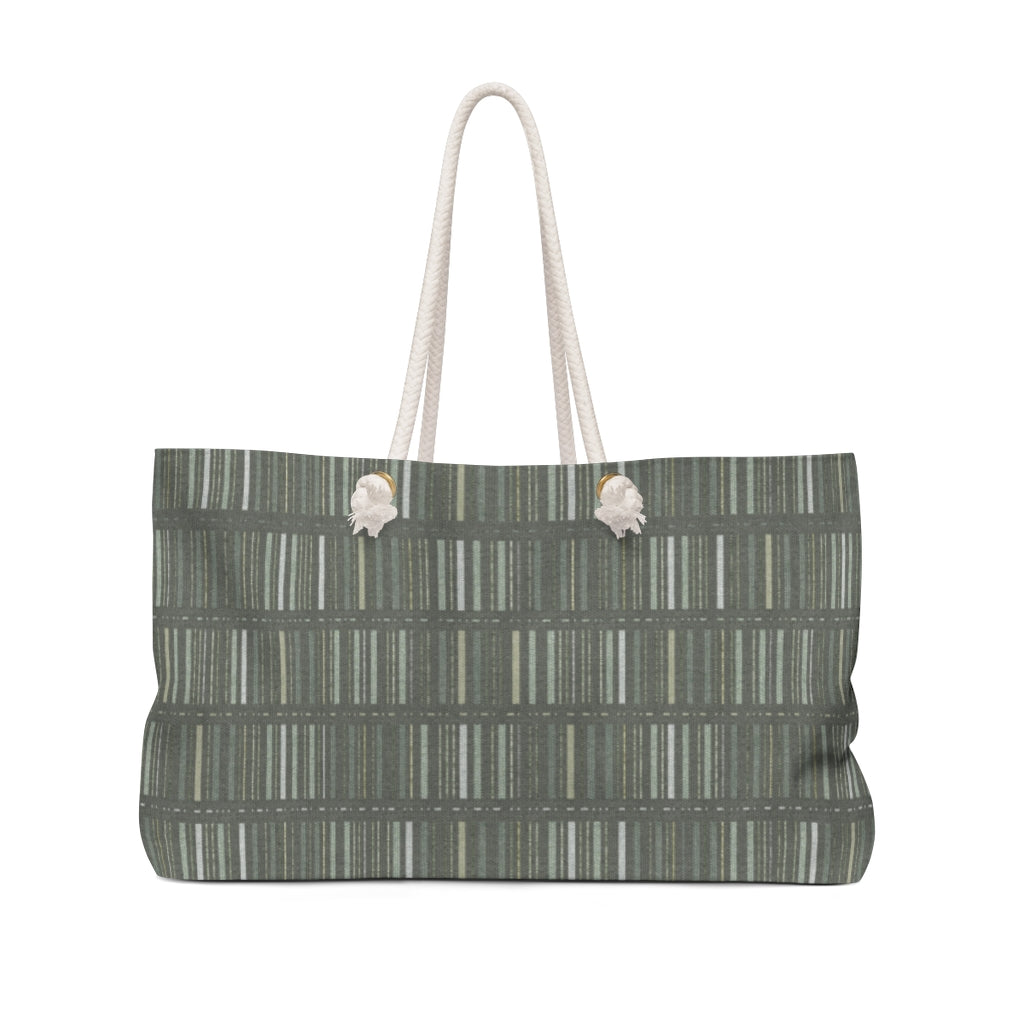 Science Code Weekender Bag in Green