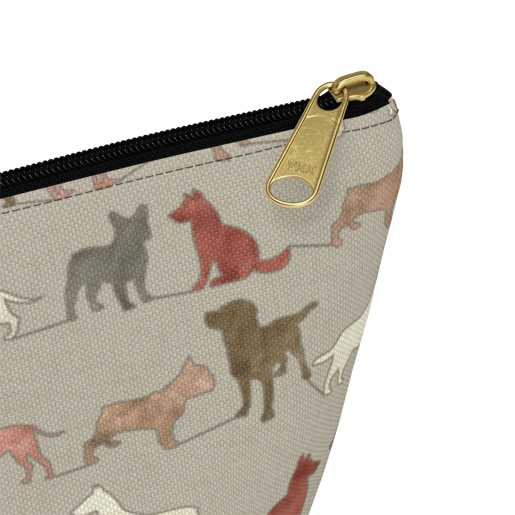 Dogs Accessory Pouch w T-bottom in Pink