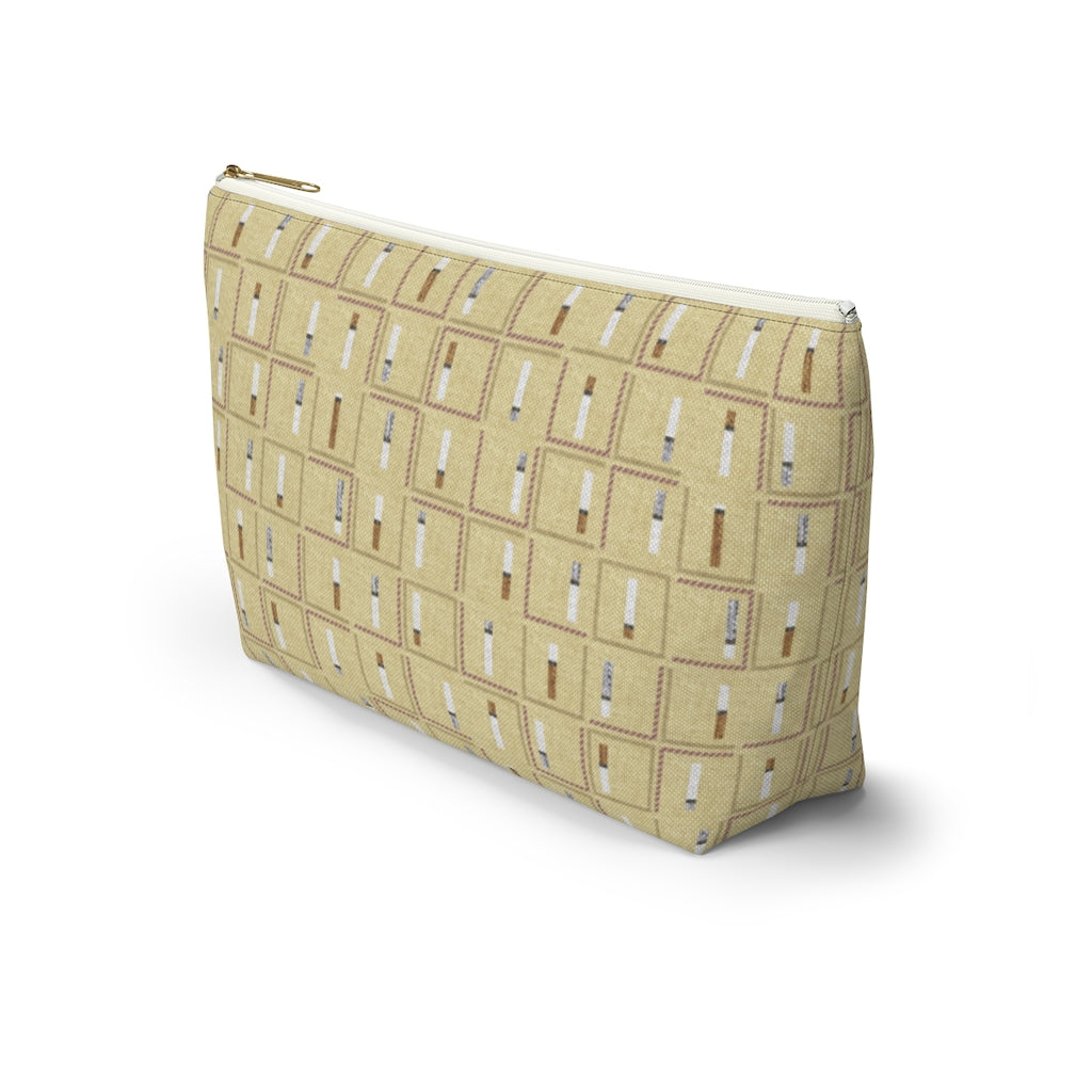 Pencil to Paper Accessory Pouch w T-bottom in Yellow