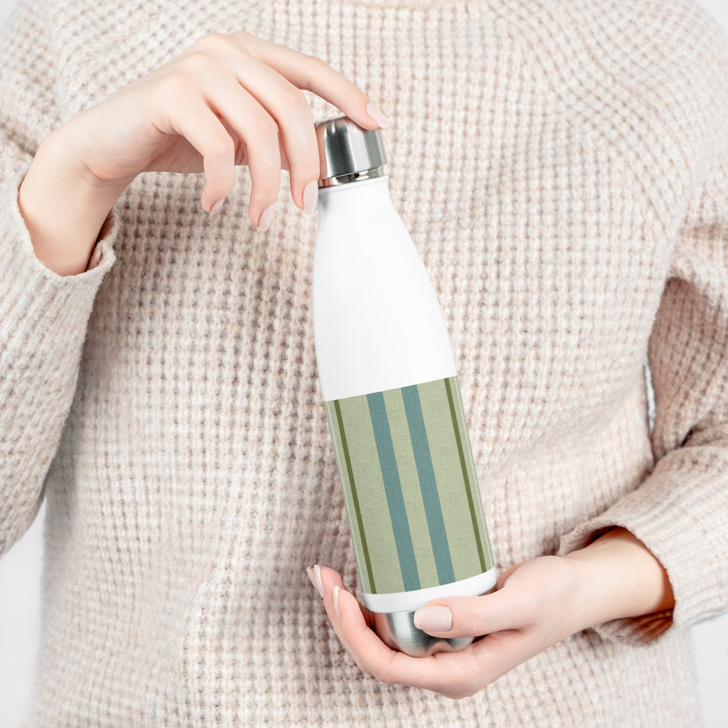 Ribbon 20oz Insulated Bottle in Green
