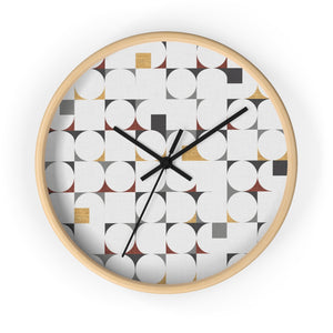 Cooper Mid Century Modern Wall Clock in Gray