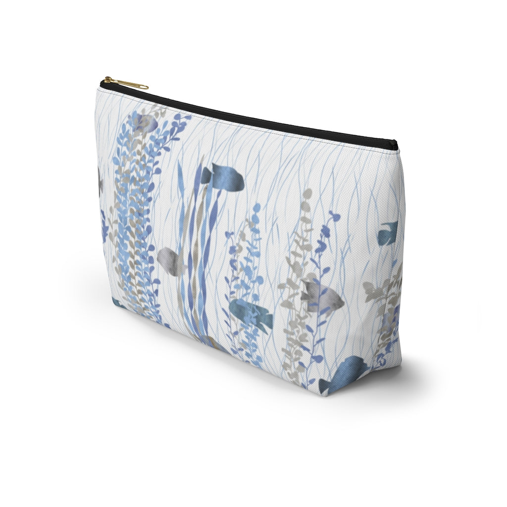 Aquarium Accessory Pouch w T-bottom in Blue