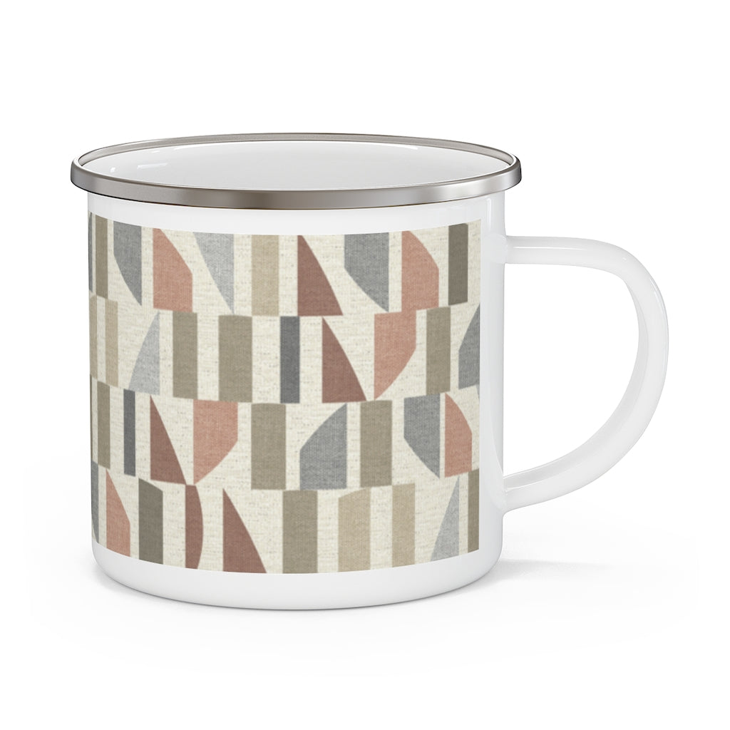 Frequency Code Enamel Mug in Pink