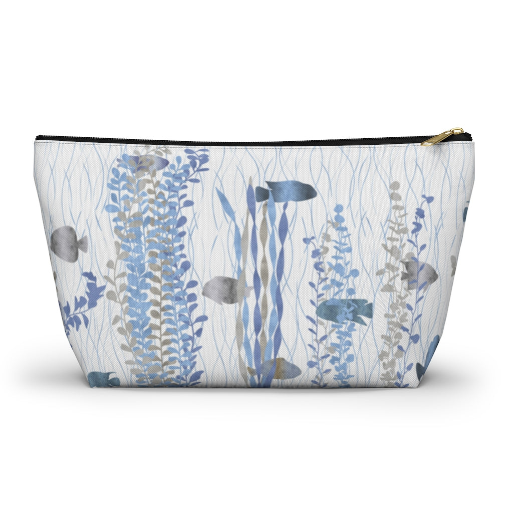 Aquarium Accessory Pouch w T-bottom in Blue
