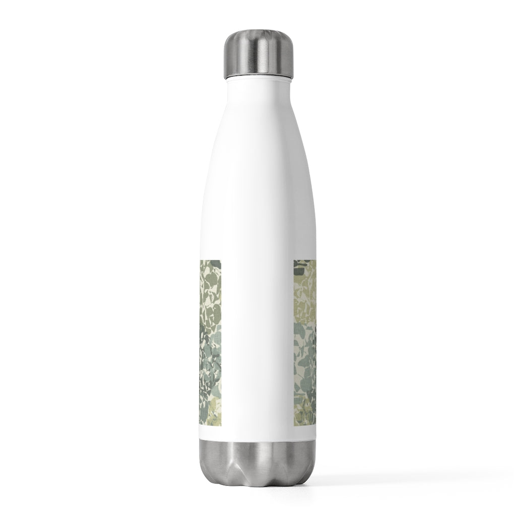 Hydrangea 20oz Insulated Bottle in Green