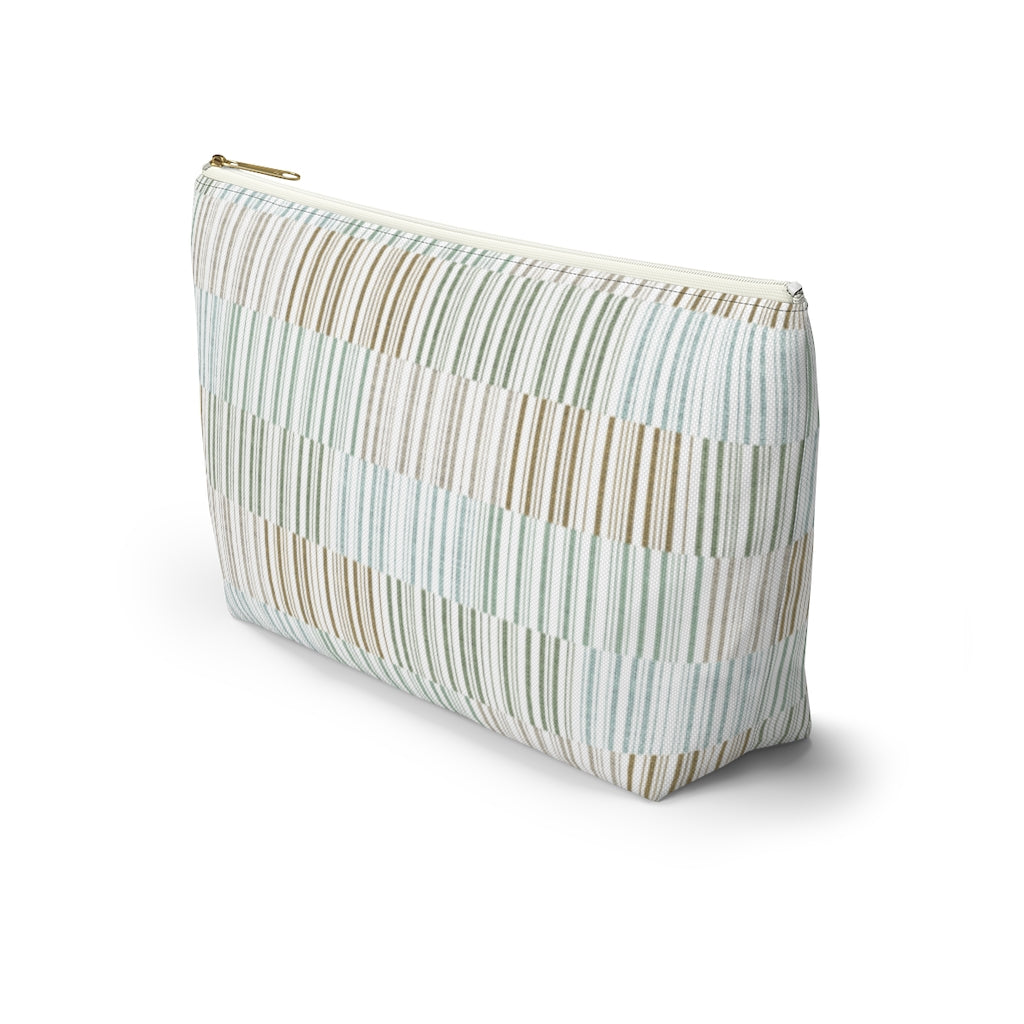Traffic Code Accessory Pouch w T-bottom in Aqua