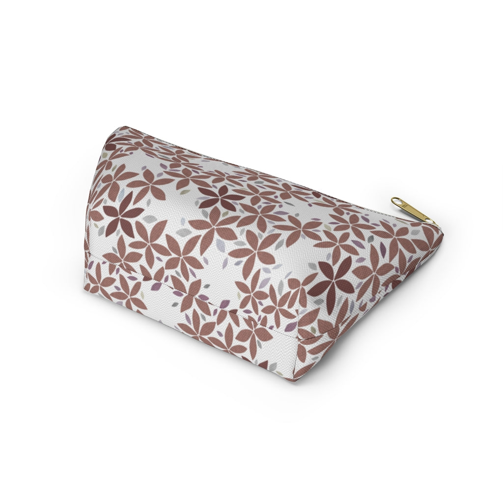 Snowbell Accessory Pouch w T-bottom in Purple