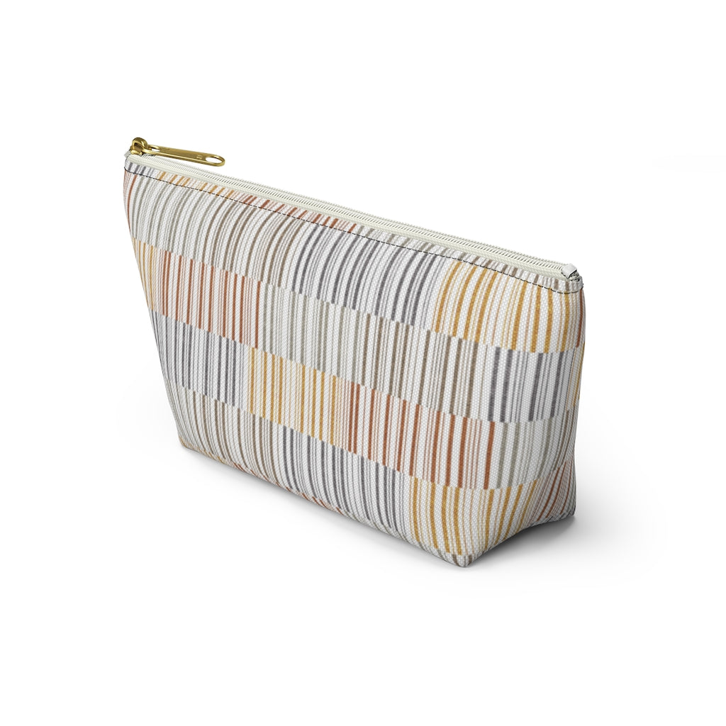 Traffic Code Accessory Pouch w T-bottom in Orange