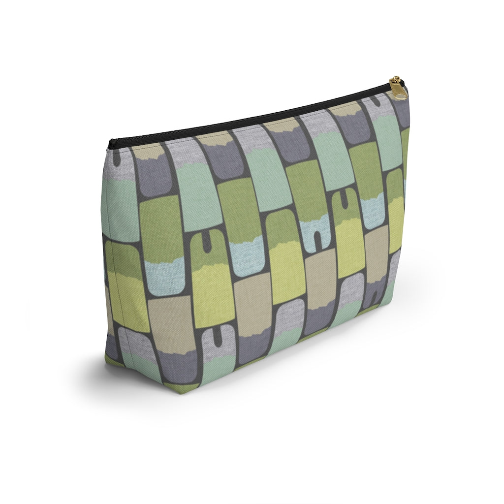 Popsicles Accessory Pouch w T-bottom in Green
