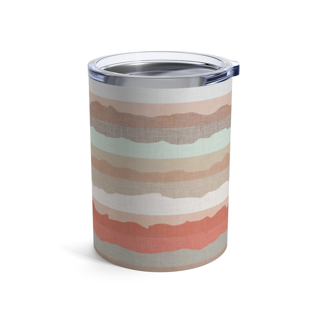 Sierra Nevada Stripe Tumbler in Coral