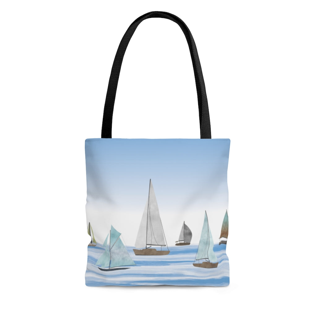 Sailing Tote Bag in Light Blue