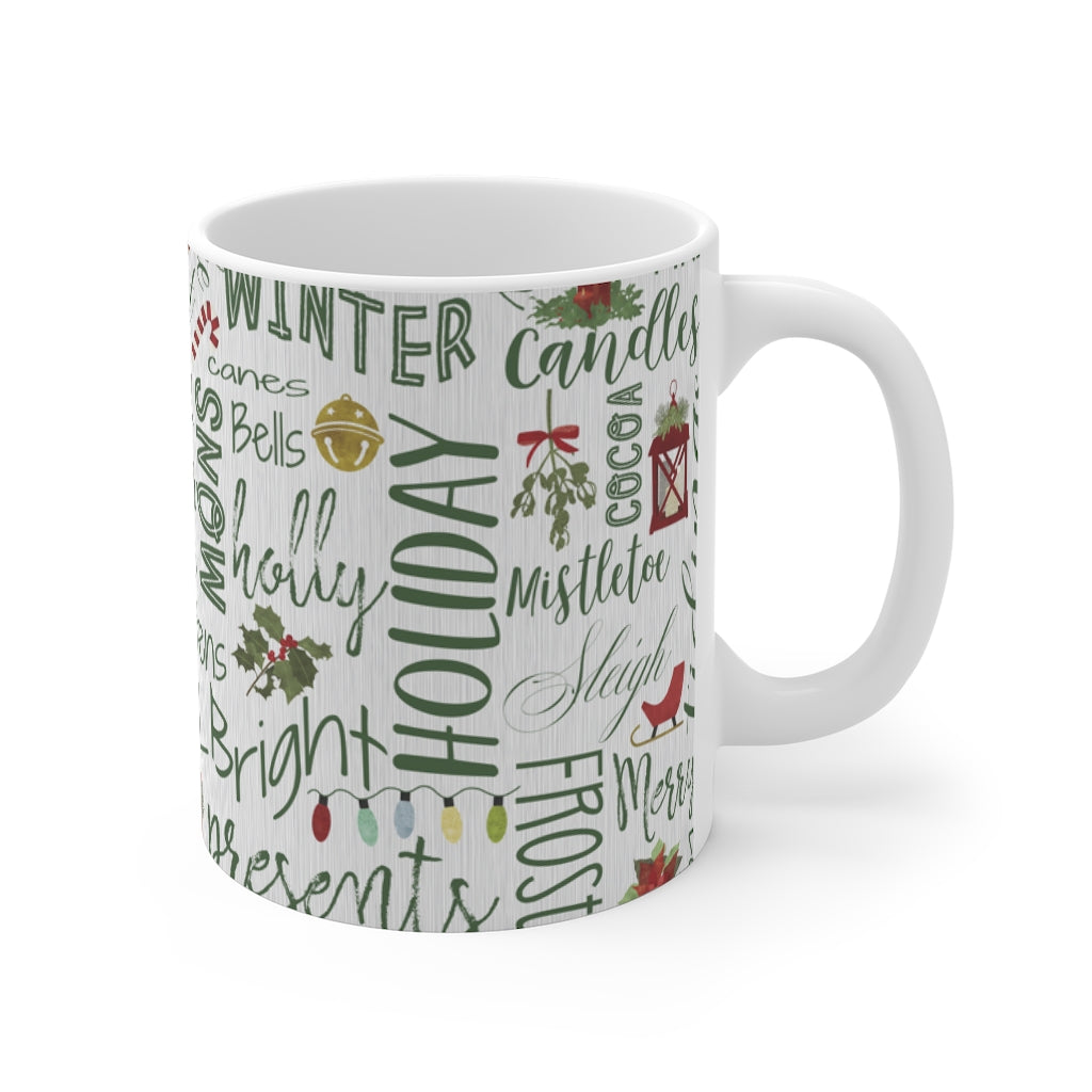 Holiday Cheer Mug in Green