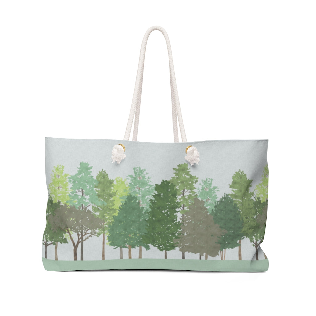 Walk in the Woods Weekender Bag in Aqua