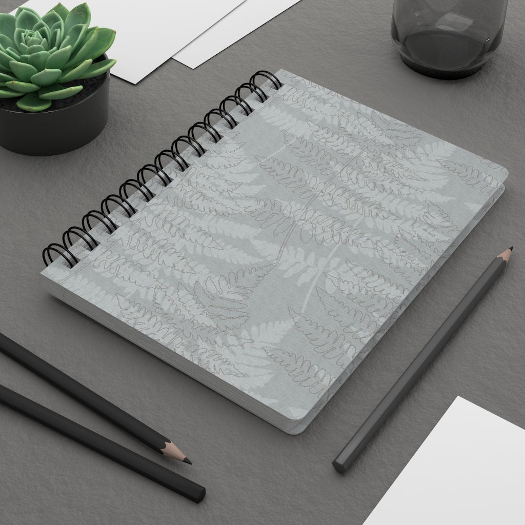 On the Mend Spiral Bound Journal in Aqua