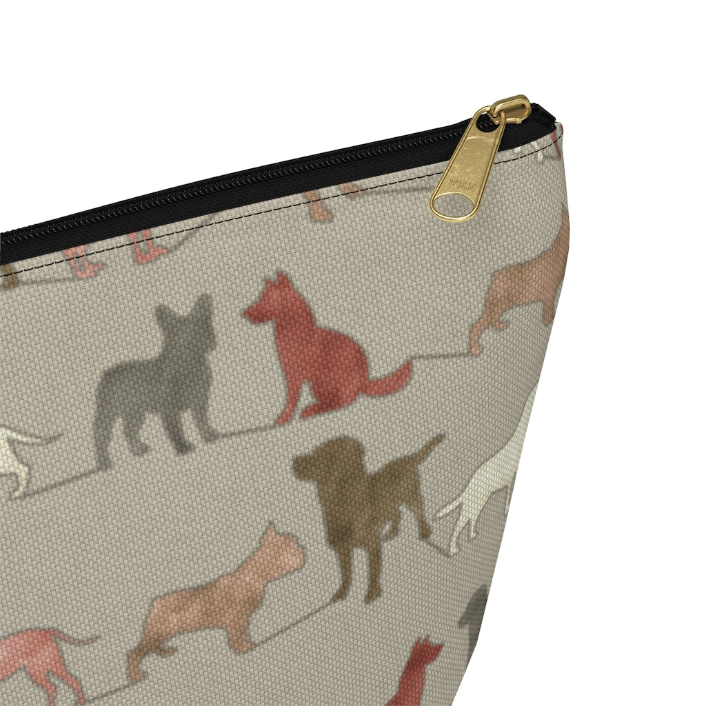 Dogs Accessory Pouch w T-bottom in Pink