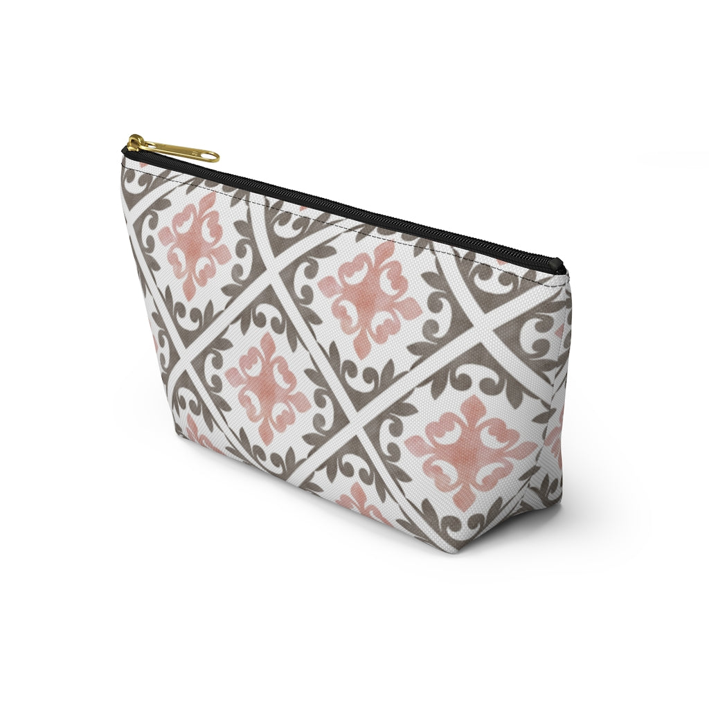 Porto Tile Accessory Pouch w T-bottom in Pink