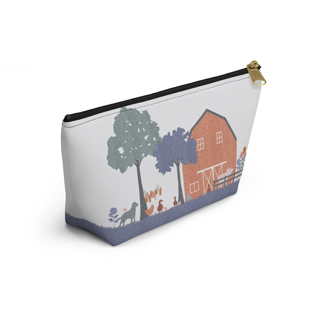 Barnyard Fun Accessory Pouch w T-bottom in Purple