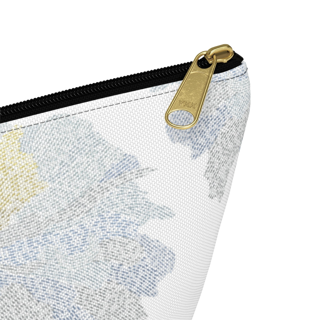 Ciphertext Code Accessory Pouch w T-bottom in Blue