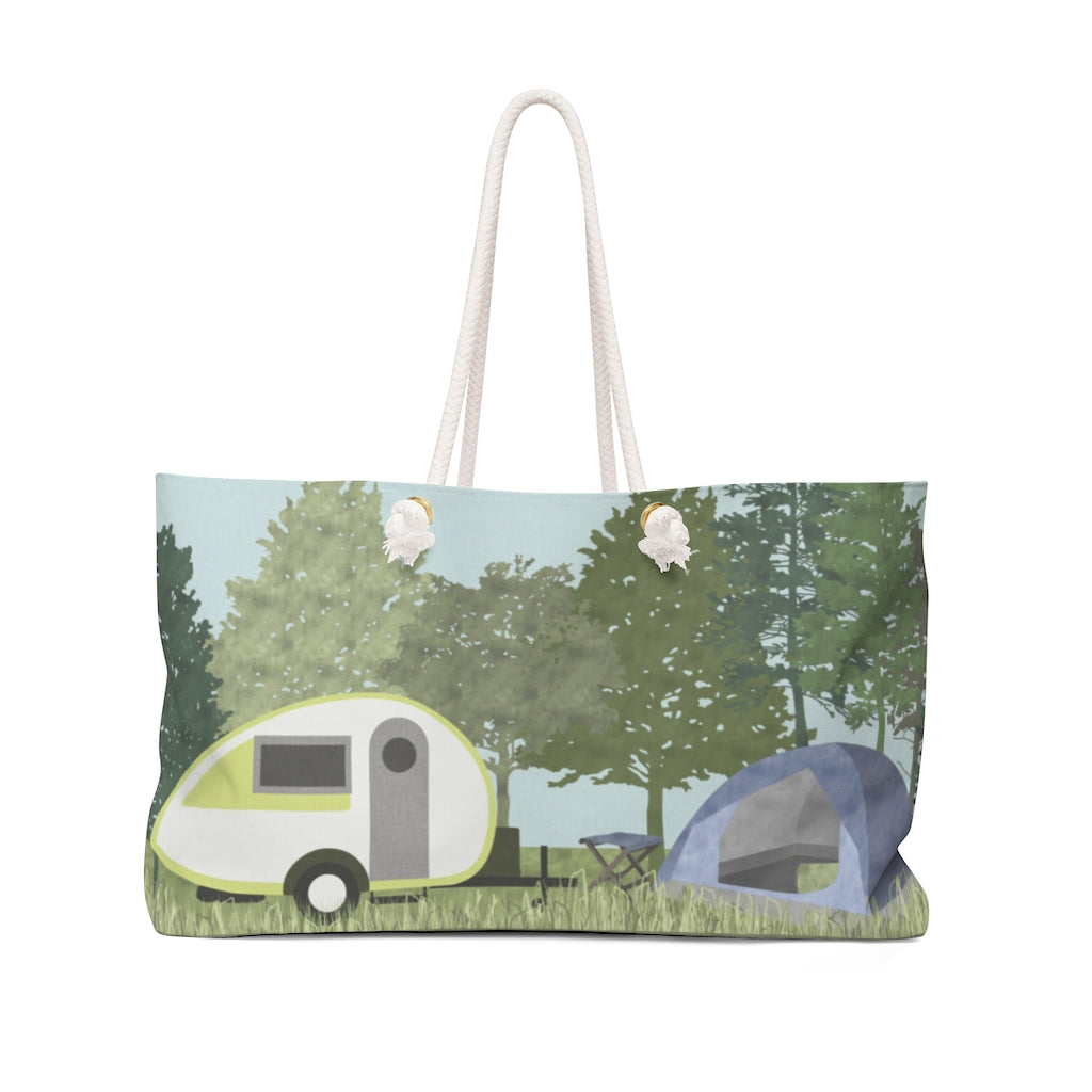 Camping Weekender Bag in Green
