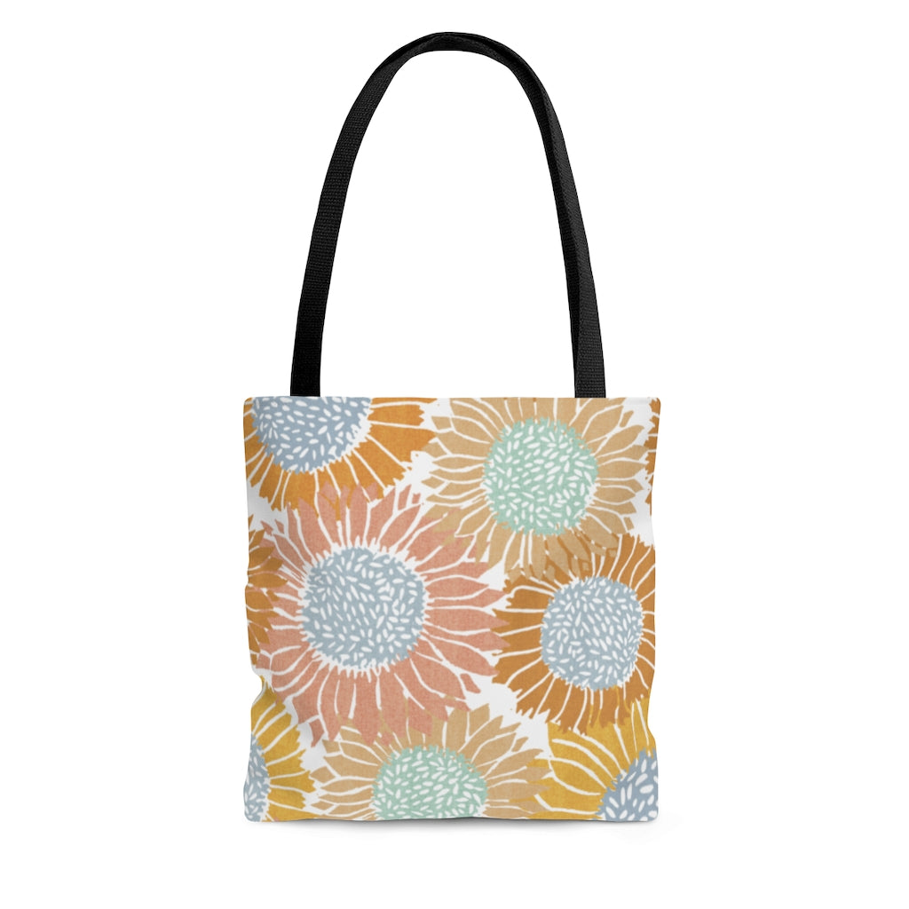 Sunflowers Tote Bag in Orange