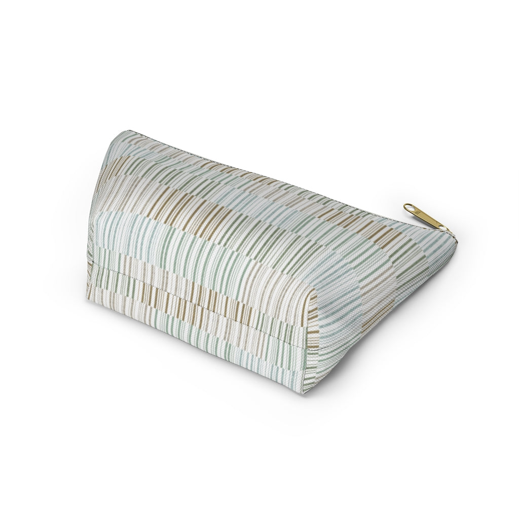 Traffic Code Accessory Pouch w T-bottom in Aqua