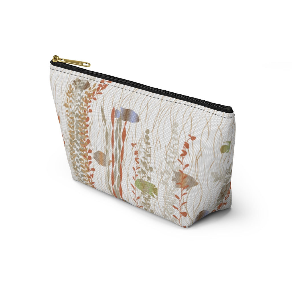 Aquarium Accessory Pouch w T-bottom in Coral