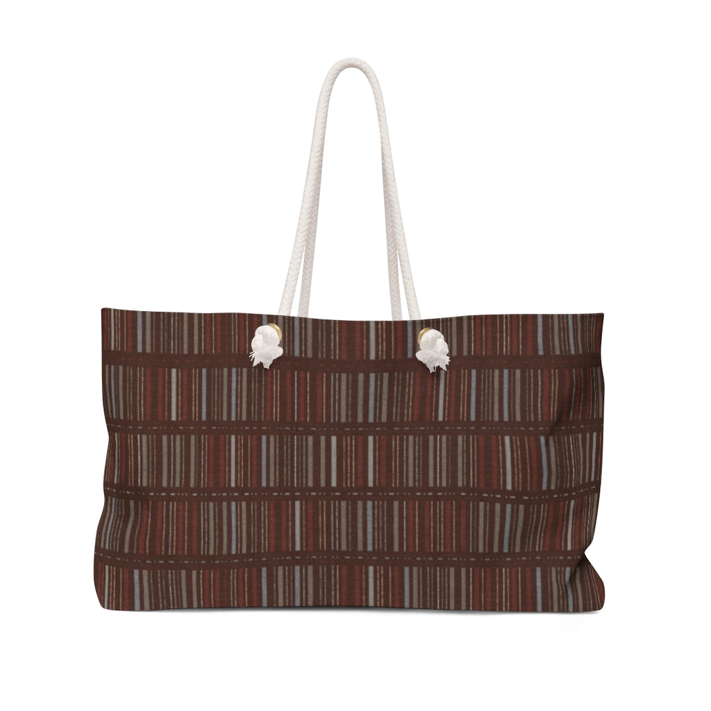 Science Code Weekender Bag in Red