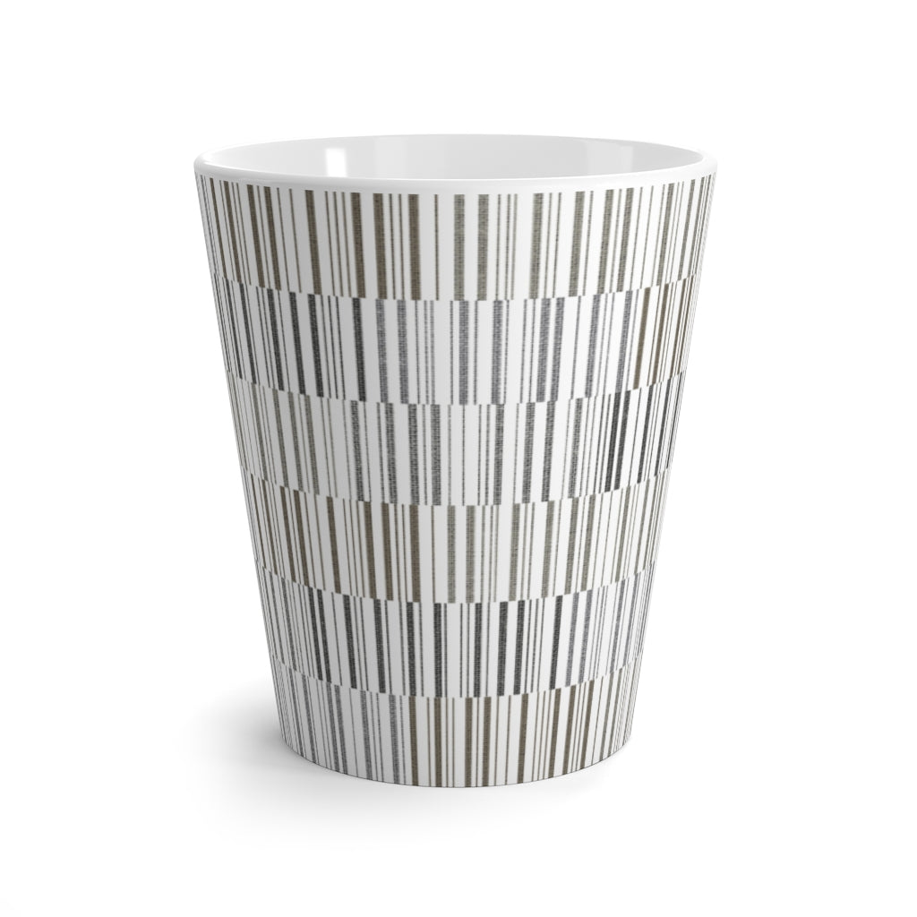 Traffic Code Latte Mug in Gray