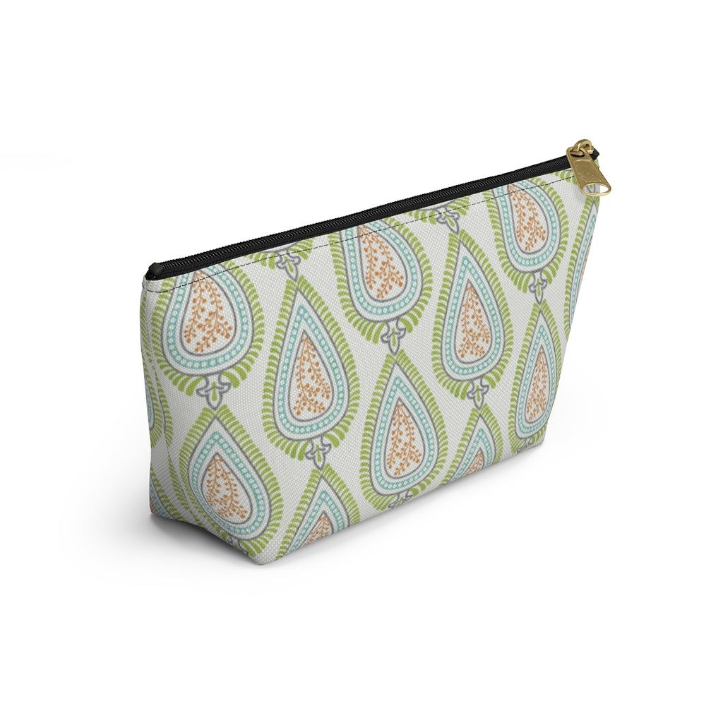 Teardrop Accessory Pouch w T-bottom in Green