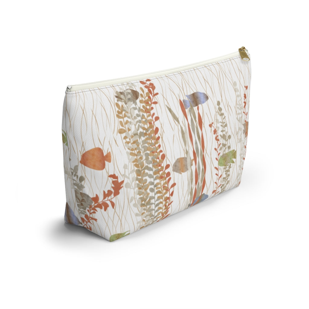 Aquarium Accessory Pouch w T-bottom in Coral