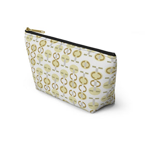 Telegraph Code Accessory Pouch w T-bottom in Yellow