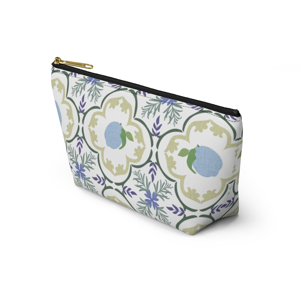 Freshly Squeezed Accessory Pouch w T-bottom in Green
