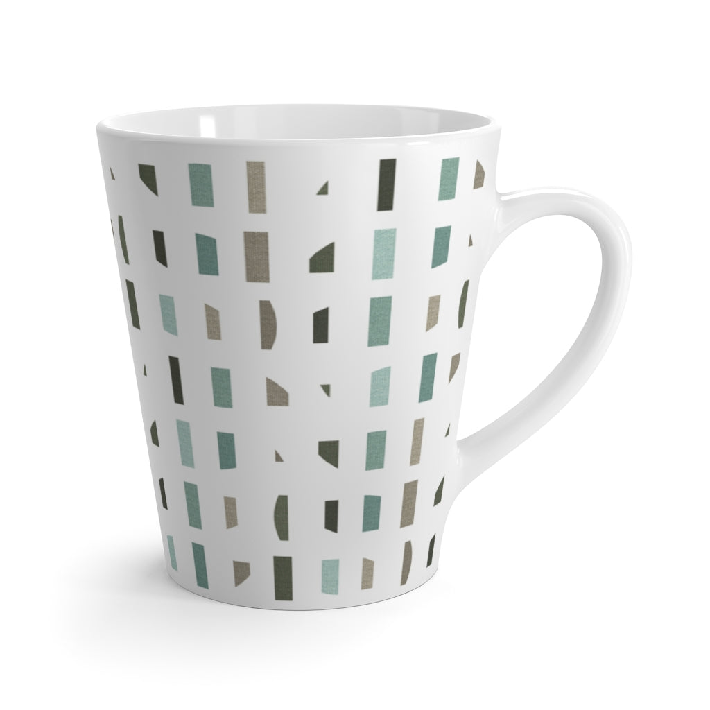 Tujjedy Code Latte Mug in Aqua