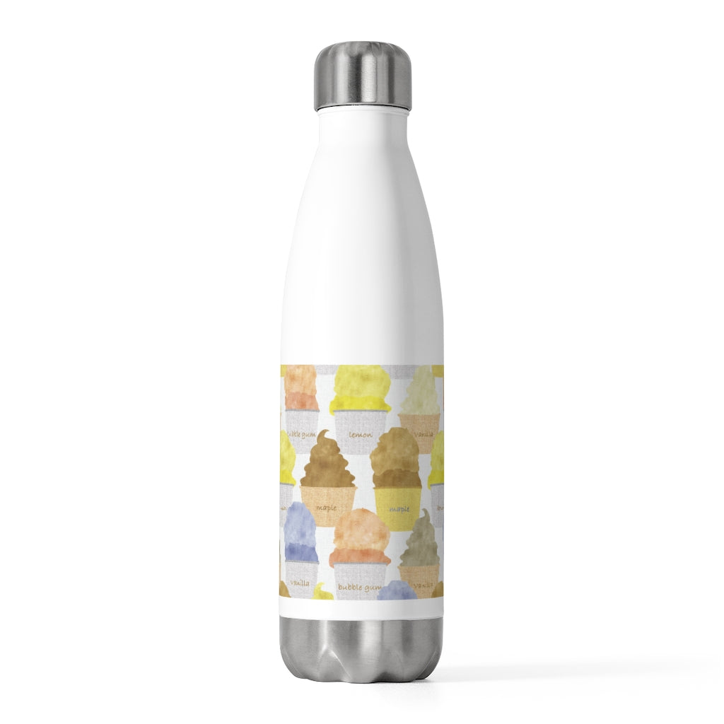 Ice Cream 20oz Insulated Bottle in Yellow