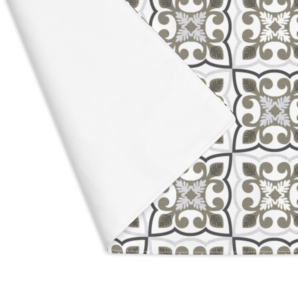 Azulejo Placemat in Gray