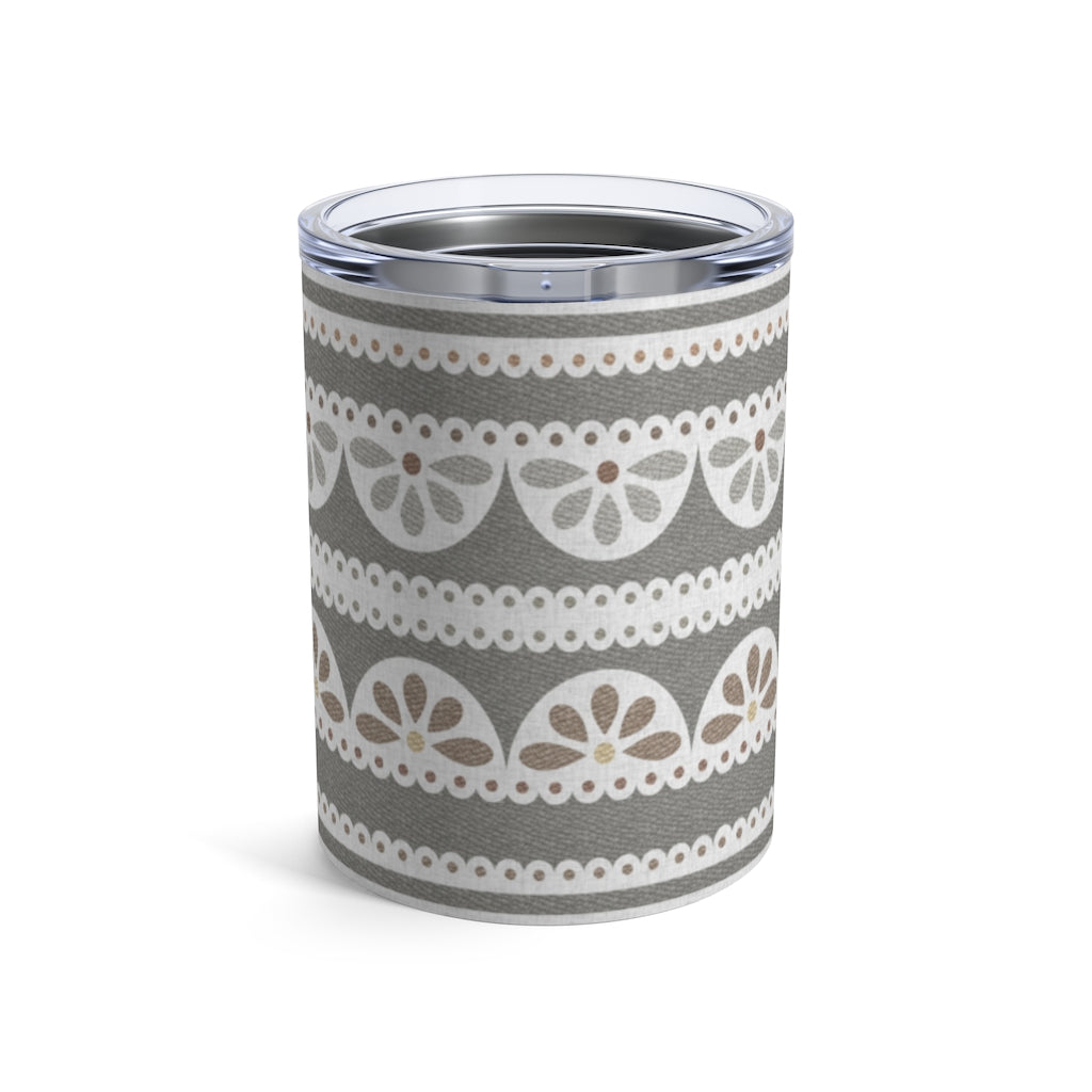 Eyelet Lace Tumbler in Taupe