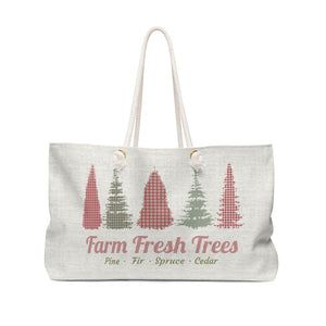Farm Fresh Weekender Bag in Red